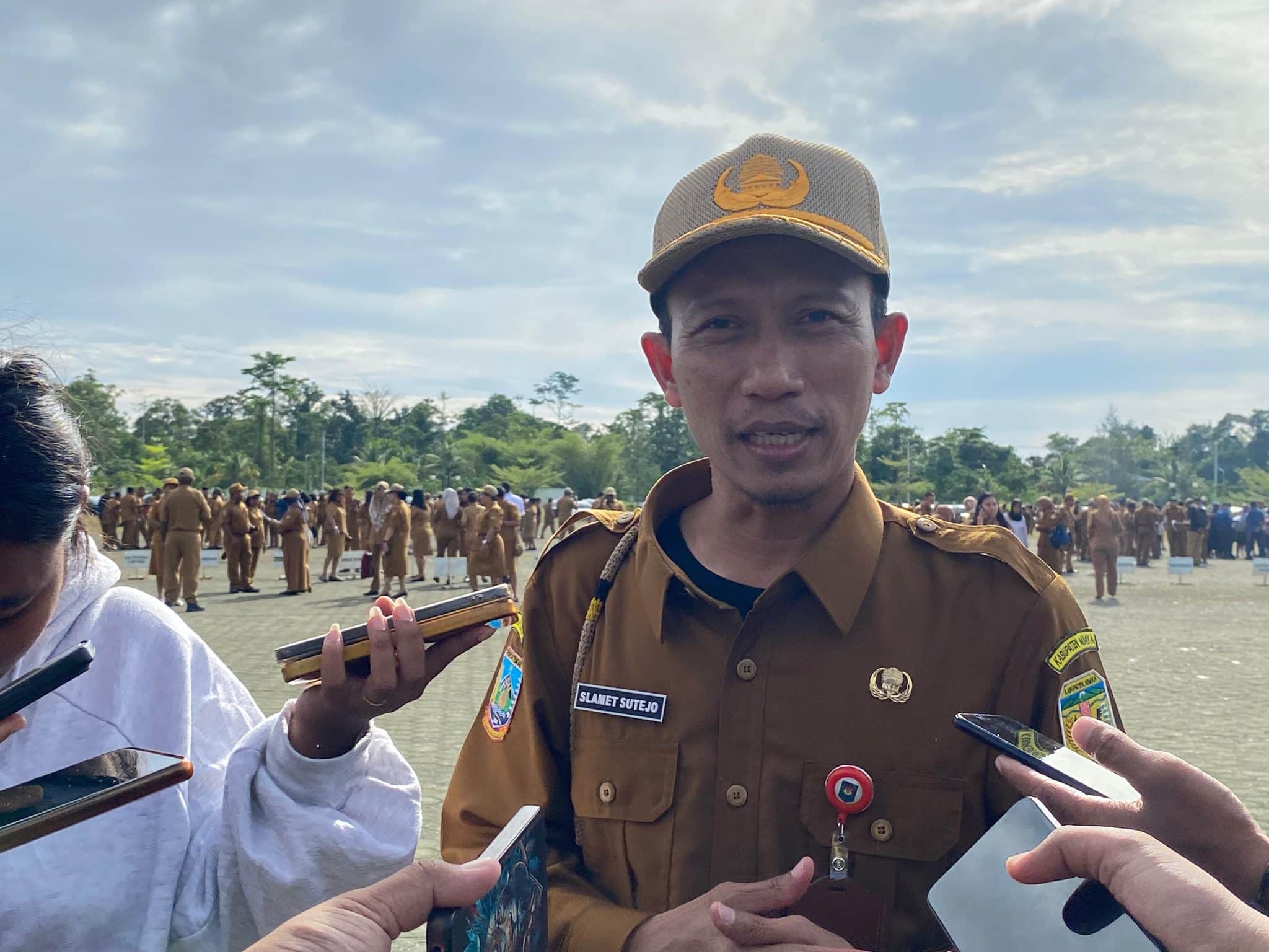 Pelaksana Tugas (Plt.) Kepala Badan Riset dan Inovasi Daerah (BRIDA) Kabupaten Mimika, Slamet Sutejo